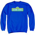 Sesame Street Logo Royal Crewneck Sweatshirt
