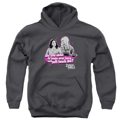 2 Broke Girls Soft Touch Youth Hoodie