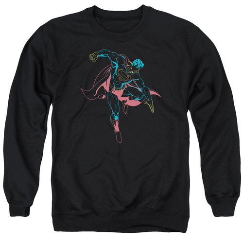 Neon Superman Crewneck Sweatshirt