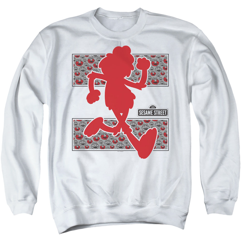 Sesame Street Elmo Runs Crewneck Sweatshirt