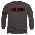 The Batman Logo with Red Bat Long Sleeve T-Shirt