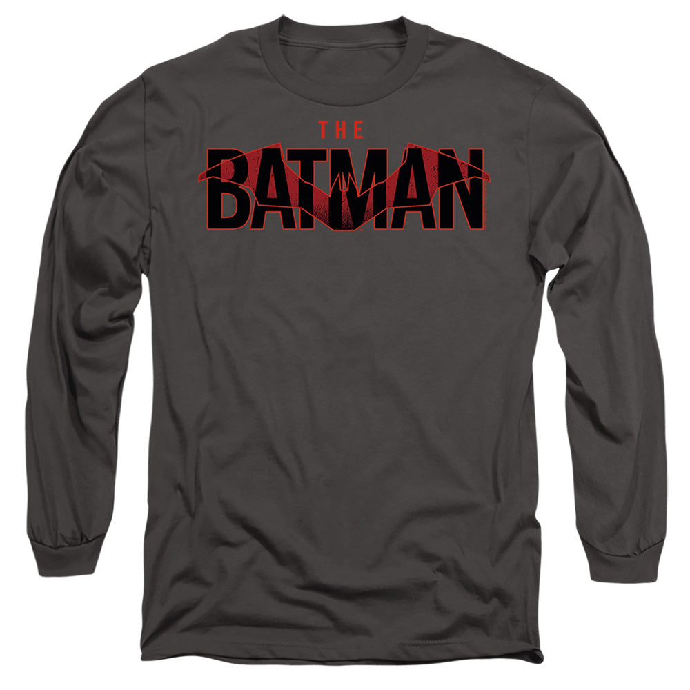 The Batman Logo with Red Bat Long Sleeve T-Shirt