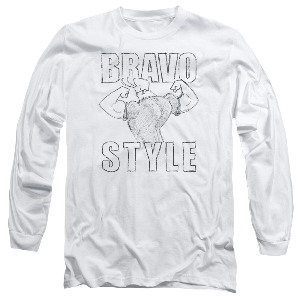 Johnny Bravo Bravo Style Long Sleeve T-Shirt