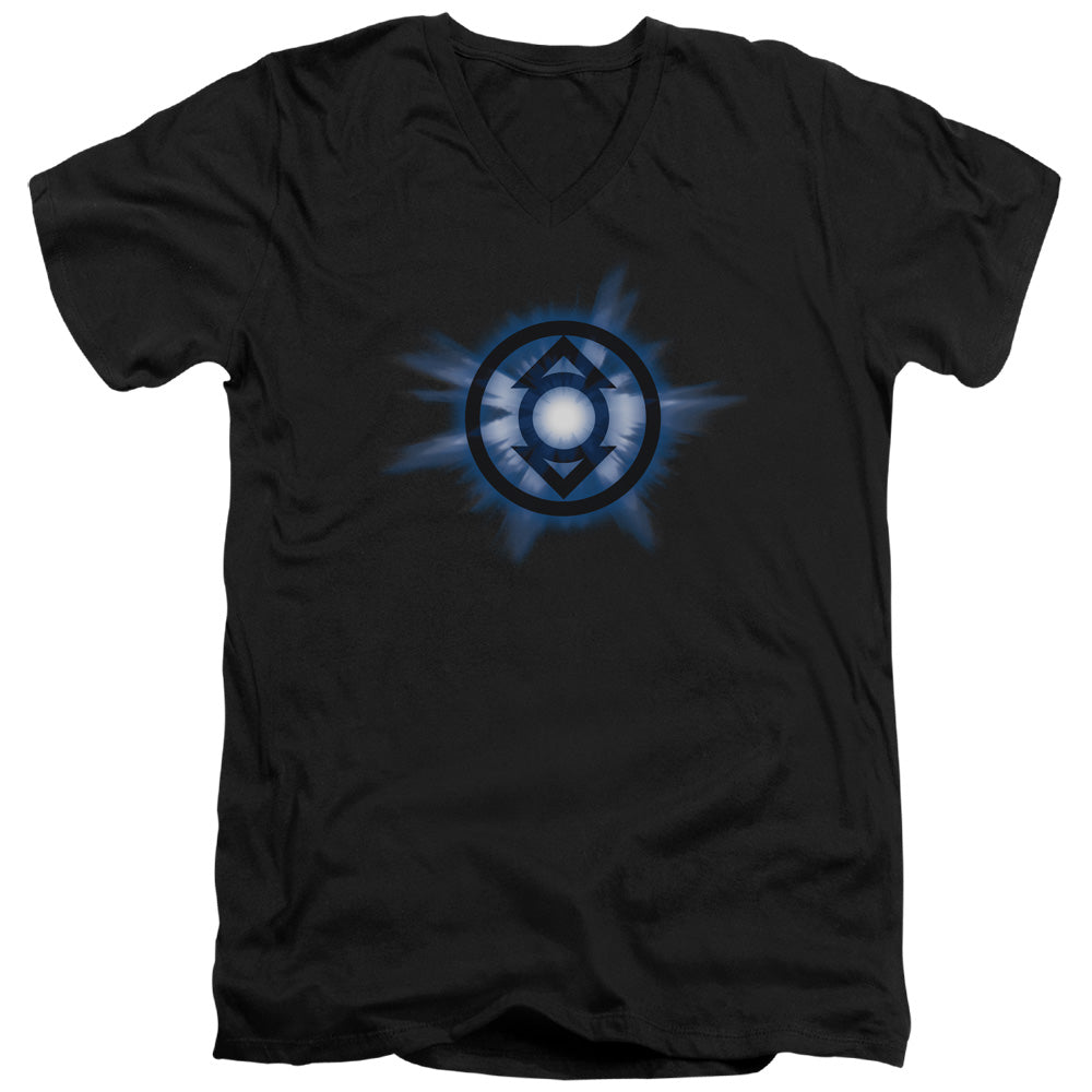 Green Lantern Indigo Glow V-Neck T-Shirt