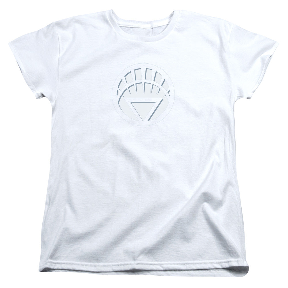 Green Lantern White Lantern Logo Womens T-Shirt