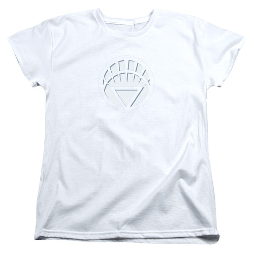 Green Lantern White Lantern Logo Womens T-Shirt