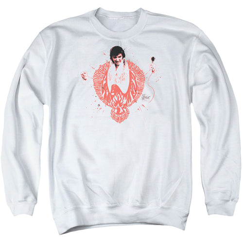 Elvis Presley Red Pheonix Crewneck Sweatshirt