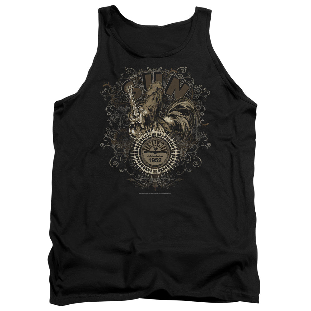 Sun Records Scroll Around Rooster Tank Top