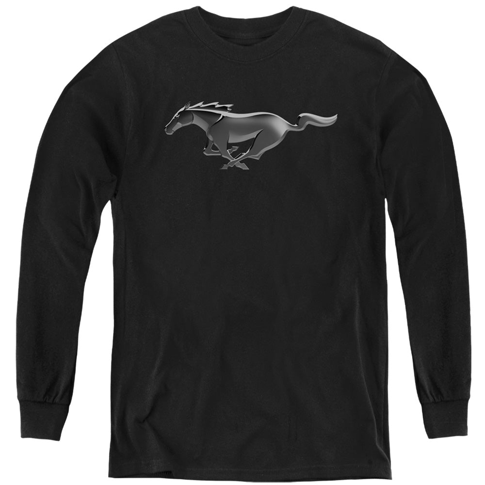 Ford Modern Mustang Youth Long Sleeve T-Shirt