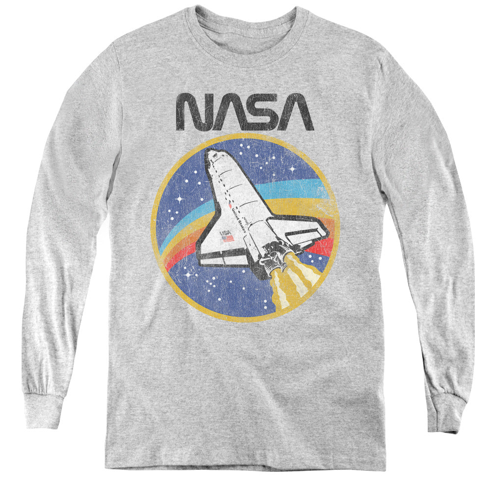NASA Shuttle Badge Youth Long Sleeve T-Shirt