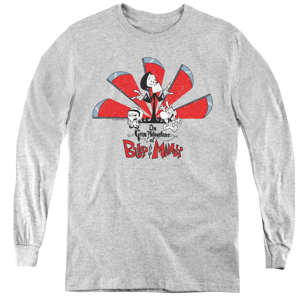 Billy & Mandy Grim Adventures Youth Long Sleeve T-Shirt