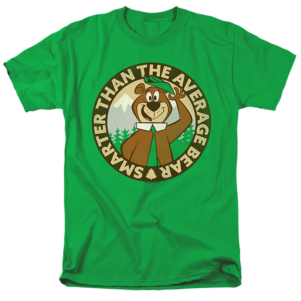 Yogi Bear Smarter Than the Average Bear Badge T-Shirt