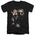 Freddy vs Jason Scratches V-Neck T-Shirt