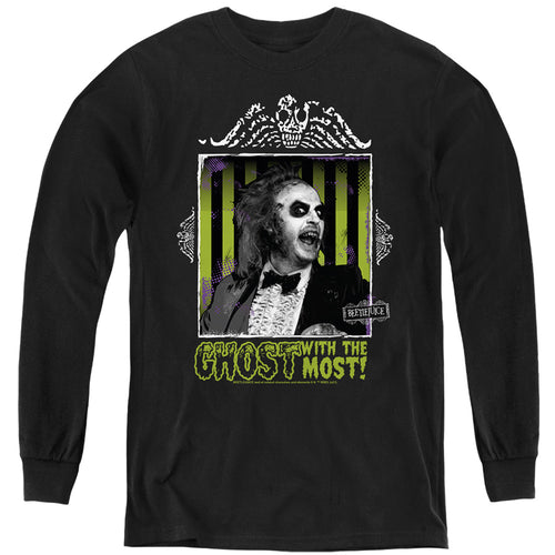 Beetlejuice Ghost With The Most Youth Long Sleeve T-Shirt