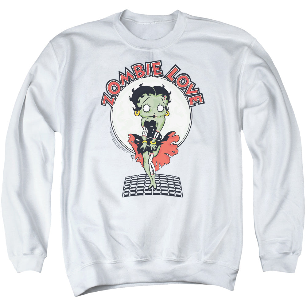 Betty Boop Breezy Zombie Love Crewneck Sweatshirt