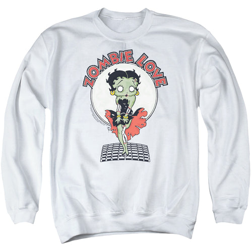 Betty Boop Breezy Zombie Love Crewneck Sweatshirt