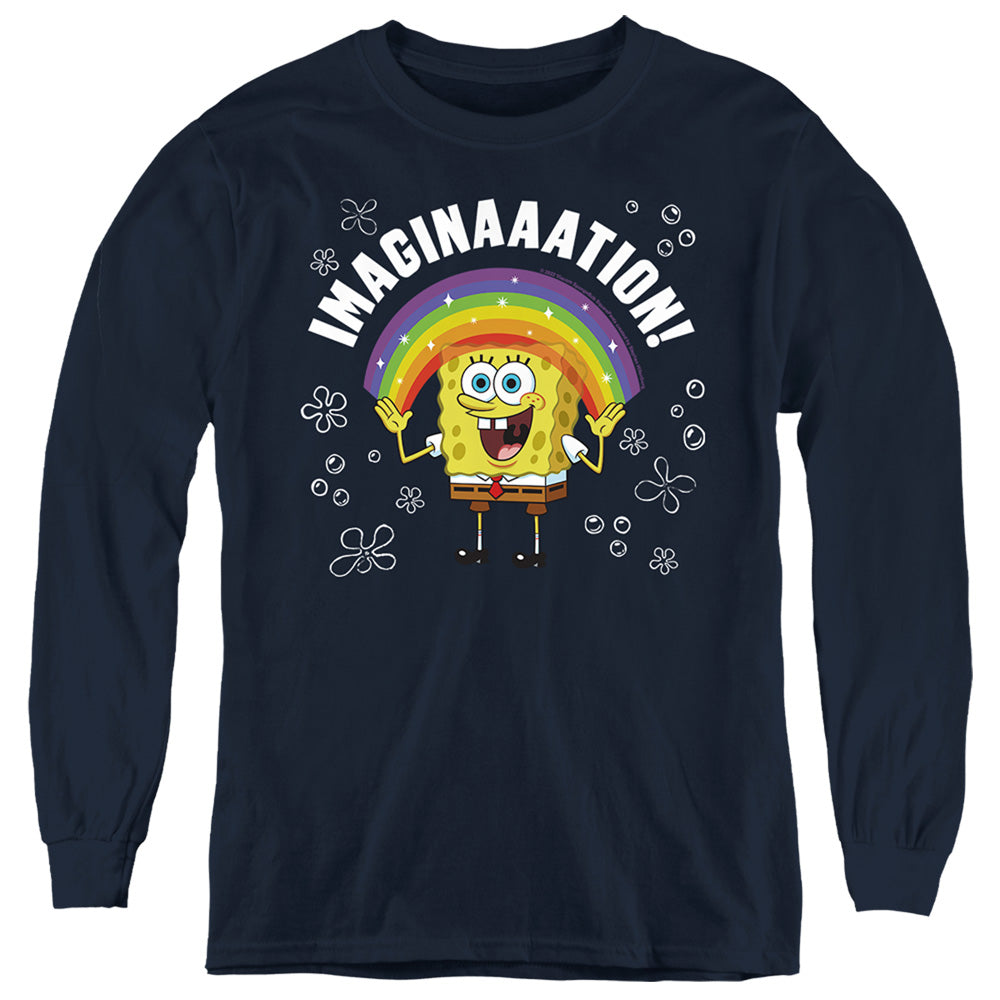 Spongebob Squarepants Imagination Youth Long Sleeve T-Shirt