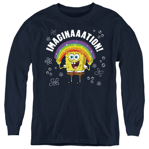 Spongebob Squarepants Imagination Youth Long Sleeve T-Shirt