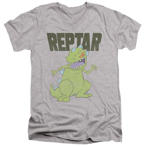 Rugrats Reptar Big V-Neck T-Shirt