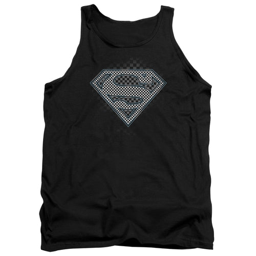 Superman Checkerboard Tank Top