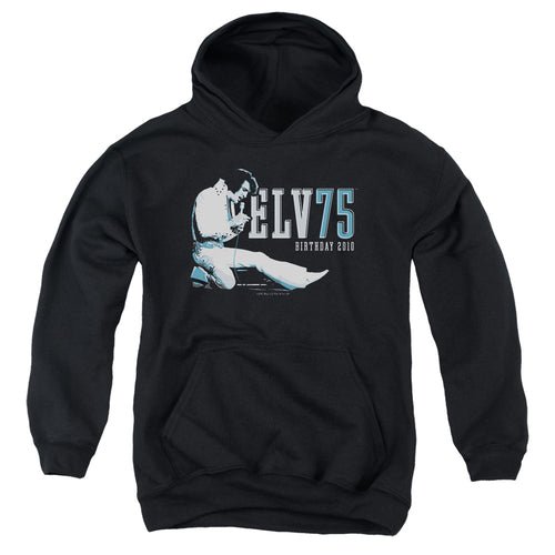 Elvis Presley Elv 75 Logo Youth Hoodie