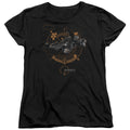 Justice League Batmobile Womens T-Shirt