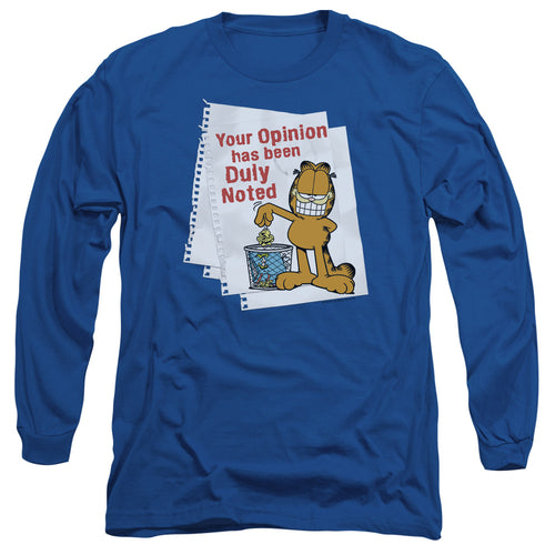 Garfield Duly Noted Long Sleeve T-Shirt