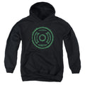 Green Lantern Green Flame Logo Youth Hoodie