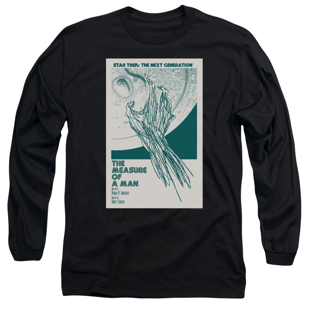 Star Trek The Measure of a Man Black Long Sleeve T-Shirt