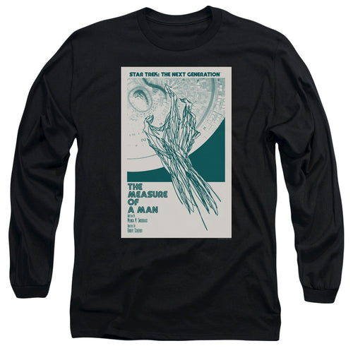 Star Trek The Measure of a Man Black Long Sleeve T-Shirt