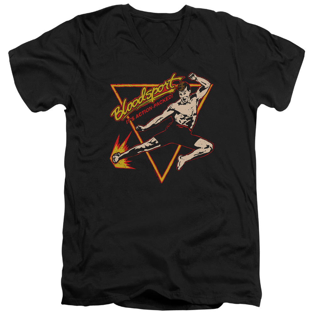 Bloodsport Action Packed V-Neck T-Shirt