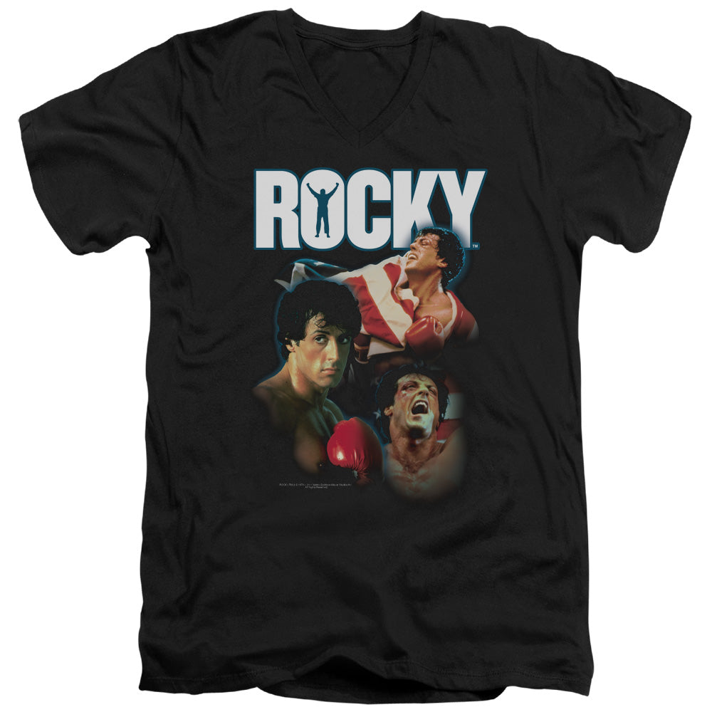 Rocky I Did It V-Neck T-Shirt