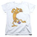 CatDog Ready To Fight Womens T-Shirt