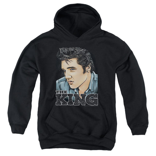 Elvis Presley Graphic King Youth Hoodie
