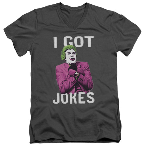Batman Got Jokes V-Neck T-Shirt