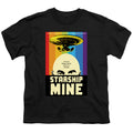Star Trek Starship Mine Black Youth/Toddler T-Shirt