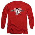 Betty Boop Vintage Cutie Pup Long Sleeve T-Shirt