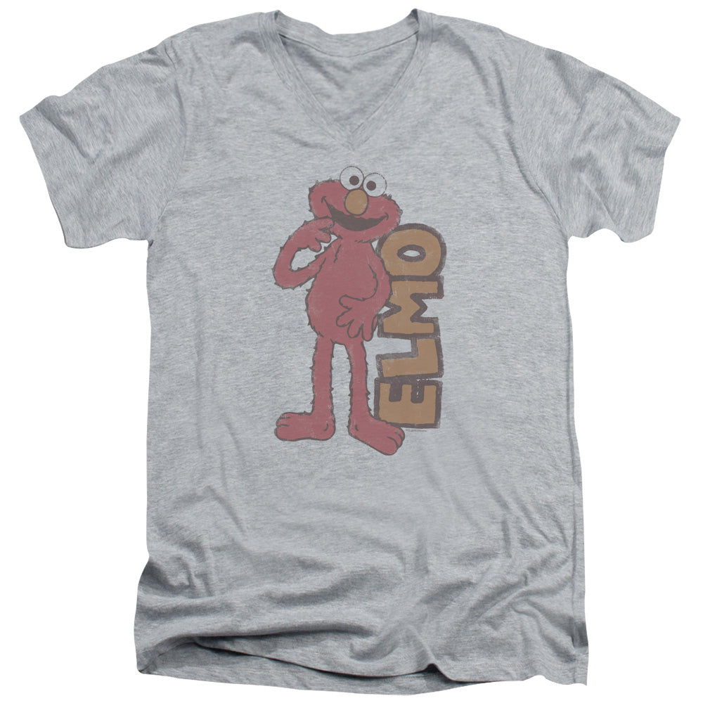 Sesame Street Vintage Elmo V-Neck T-Shirt