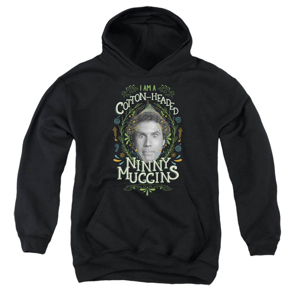 Elf Cotton Headed Ninny Muggins Youth Hoodie