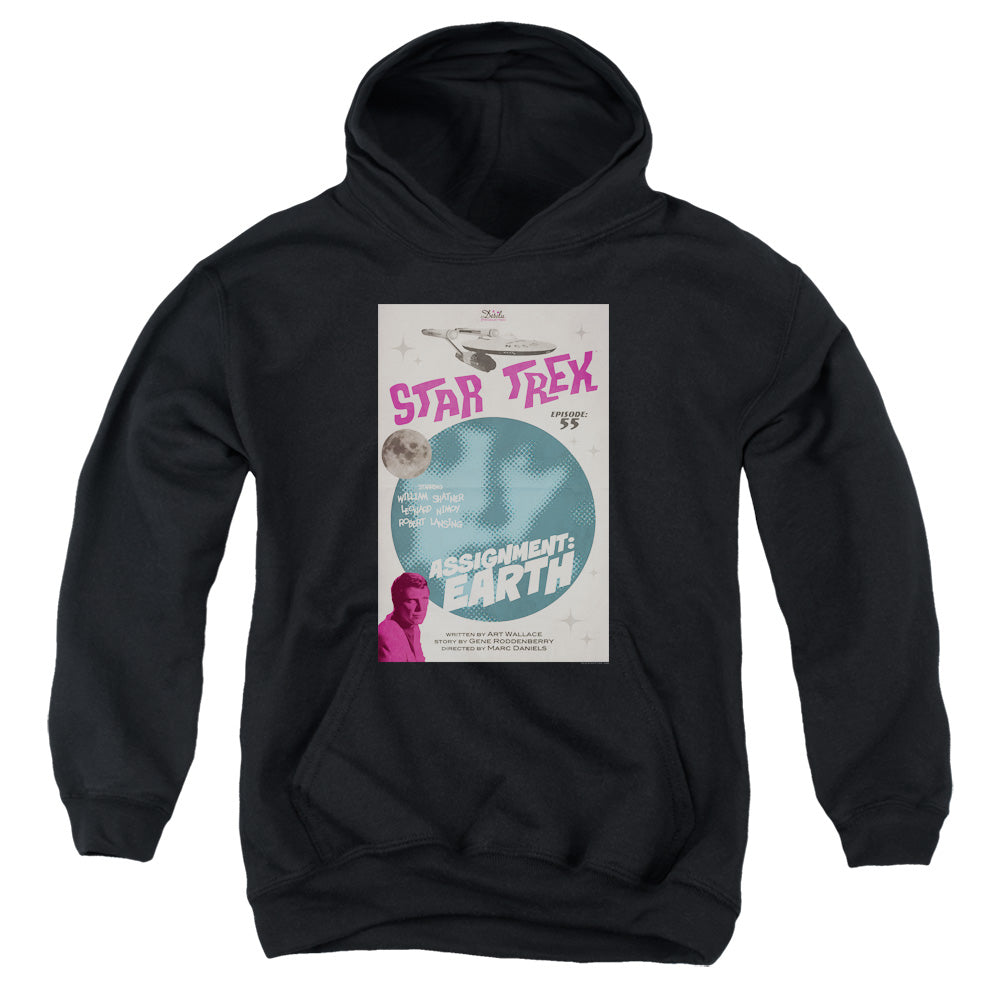 Star Trek Juan Ortiz Assignment Earth Black Youth Hoodie