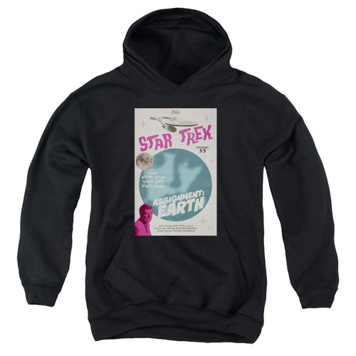 Star Trek Juan Ortiz Assignment Earth Black Youth Hoodie