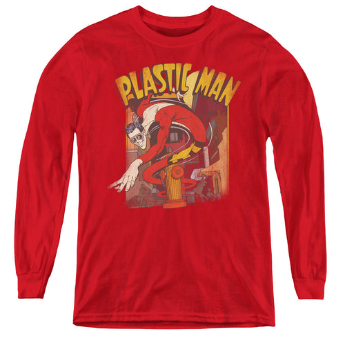 DC Comics Plastic Man Street Youth Long Sleeve T-Shirt