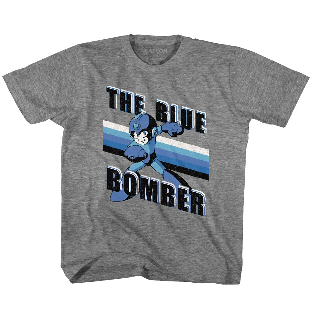 Mega Man Blue Bomber Stripes Youth/Toddler T-Shirt