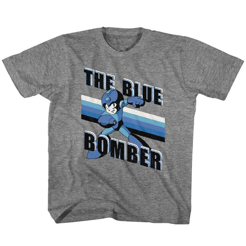 Mega Man Blue Bomber Stripes Youth/Toddler T-Shirt