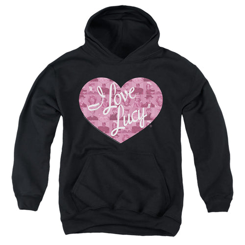 I Love Lucy Many Moods Logo Youth Hoodie