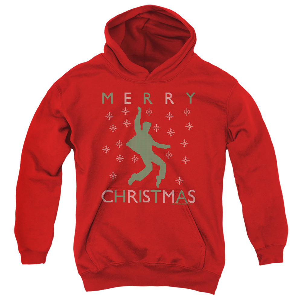 Elvis Presley Dancing Ugly Christmas Youth Hoodie