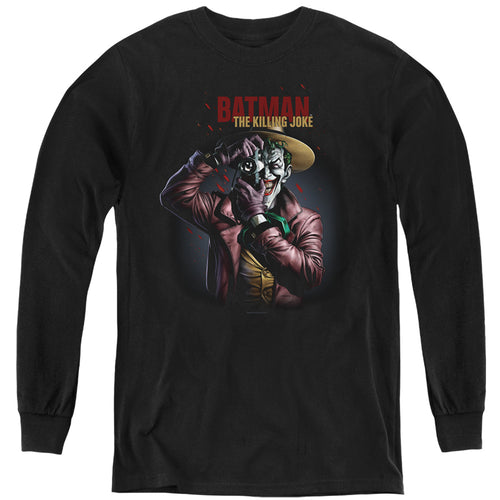 Batman Killing Joke Camera Youth Long Sleeve T-Shirt