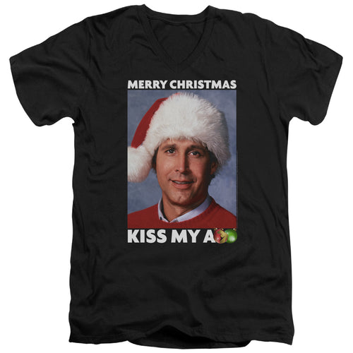 Christmas Vacation Merry Kiss V-Neck T-Shirt