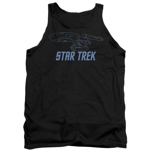 Star Trek Enterprise Outline Tank Top