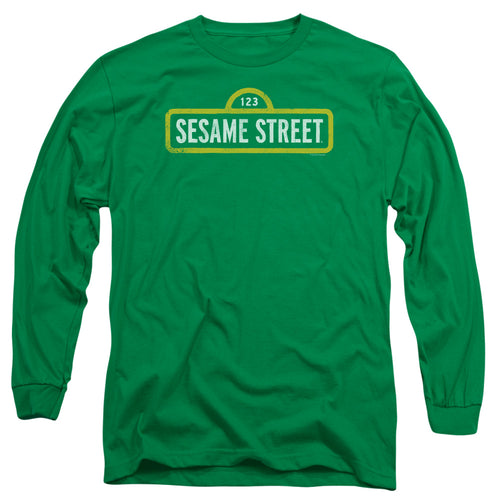 Sesame Street Rough Logo Long Sleeve T-Shirt